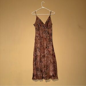 Bonnie Strauss Elegant Floral Slip Dress